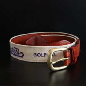 Jelloshots Needlepoint Belt - Sand